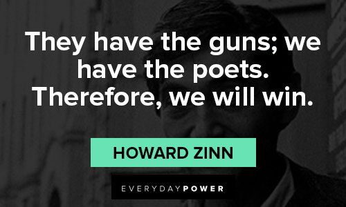 Howard Zinn quotes on win