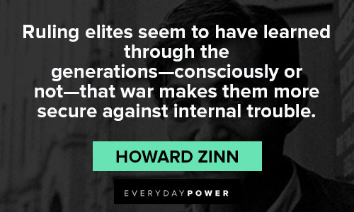 Howard Zinn quotes on learn