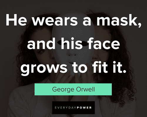 hypocrite quotes about wearing mask