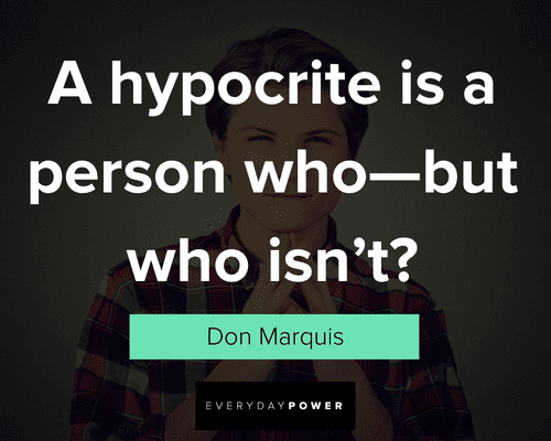 hypocritical people quotes