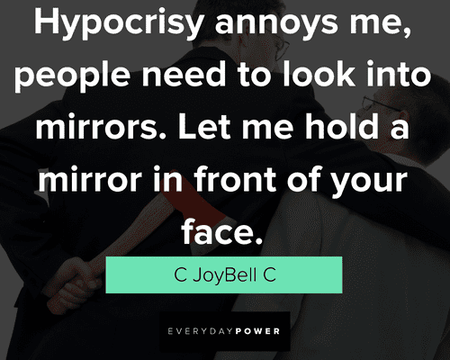 random hypocrite quotes
