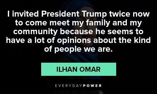 Short Ilhan Omar quotes