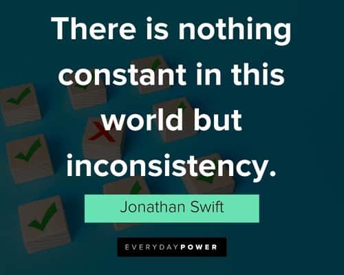 inconsistency quotes