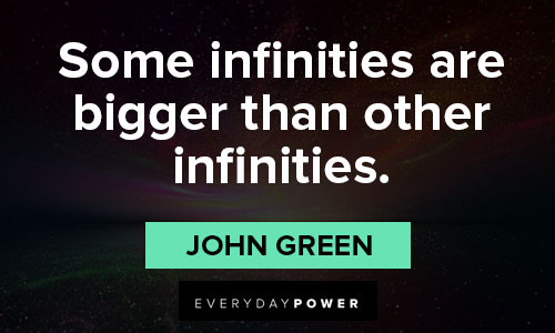 infinity quotes about some infinities are bigger than other infinities