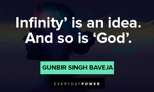 infinity quotes about god