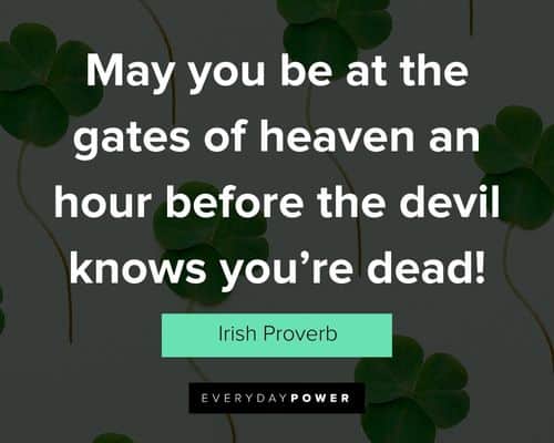 Irish Quotes on Death