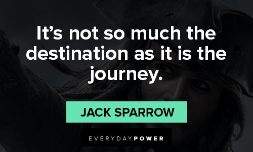 Jack Sparrow quotes about journey