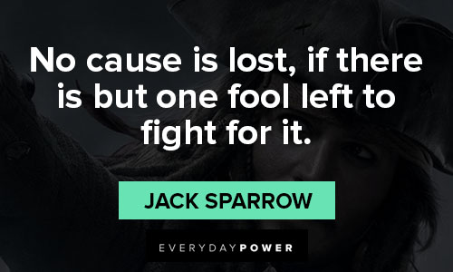 Wise and inspirational Jack Sparrow quotes