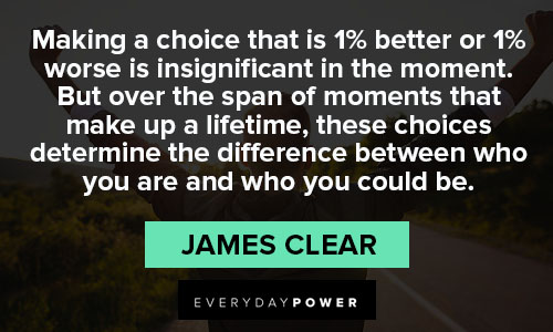 james clear quotes on little steps