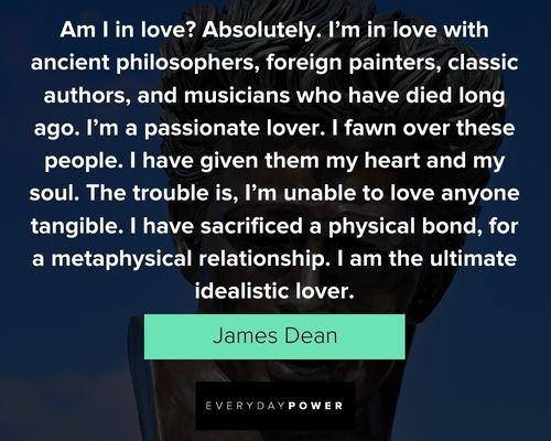 James Dean quotes and sayings