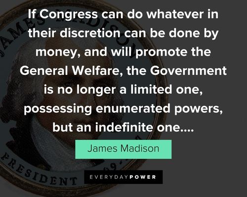 James Madison quotes and sayings