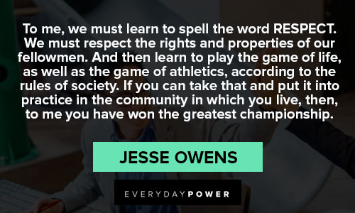 jesse owens quotes on championship