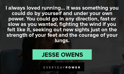 Wise and inspirational jesse owens quotes