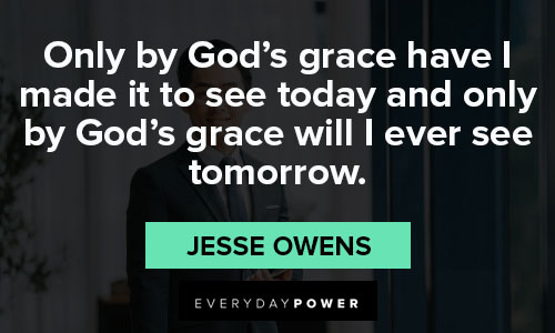 jesse owens quotes about God
