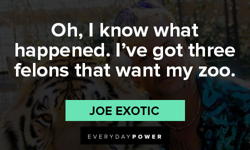 joe exotic quotes about zoo