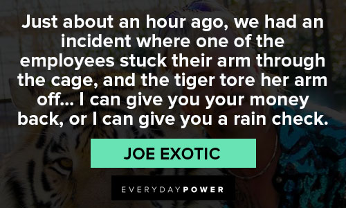 joe exotic quotes on money