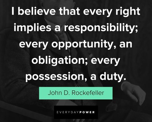 Quotes and saying John D Rockefeller Quotes 