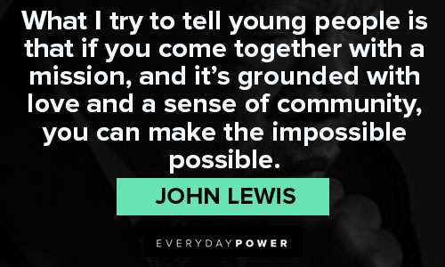 John Lewis Quotes about love