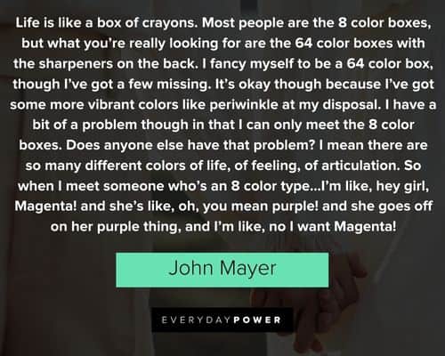 Favorite John Mayer quotes