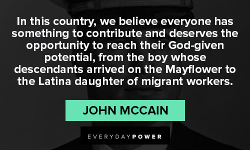 More John McCain quotes about America