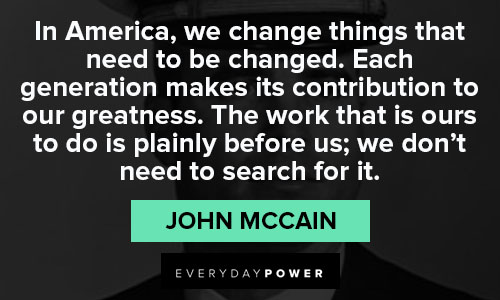 Inspirational John McCain quotes