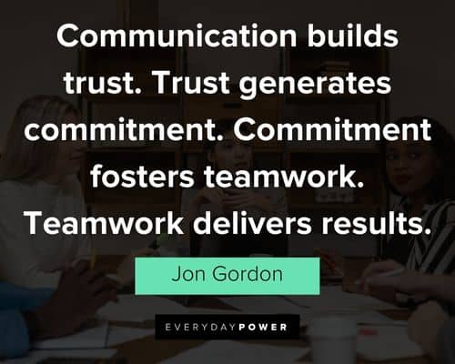 Jon Gordon quotes about teamwork