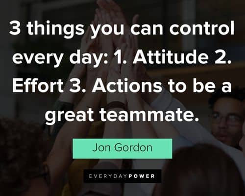 Jon Gordon quotes about attitude
