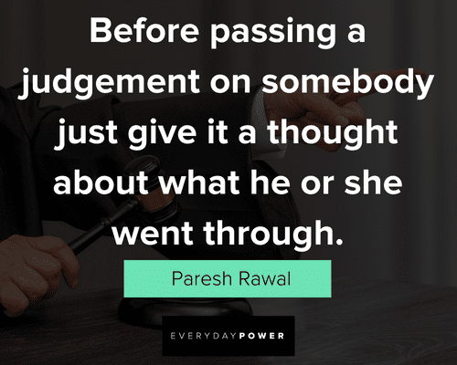 passing judgmental quotes