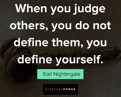 judgmental quotes about define yourself
