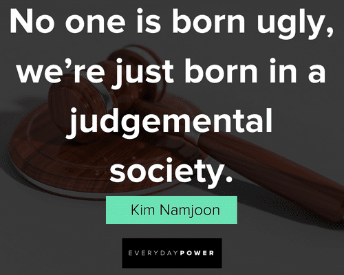 judgmental quotes about society