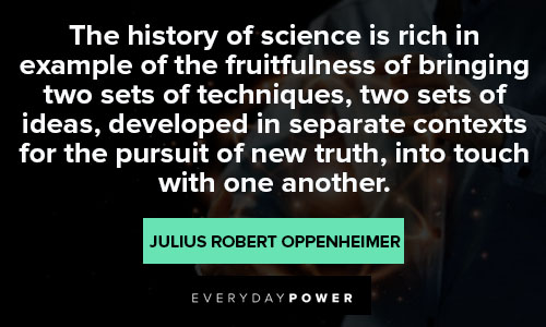Julius Robert Oppenheimer quotes about physics 