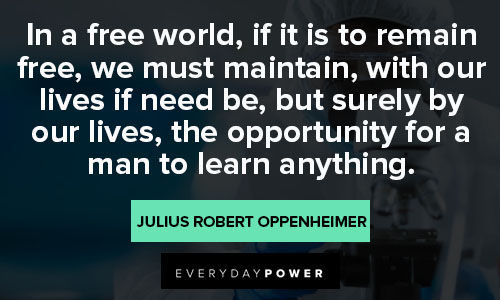 Meaningful Julius Robert Oppenheimer quotes