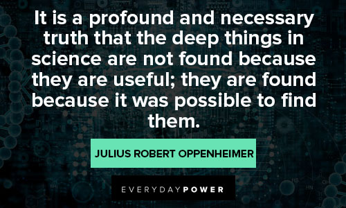 Julius Robert Oppenheimer quotes and saying