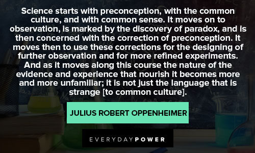 Julius Robert Oppenheimer quotes about culture