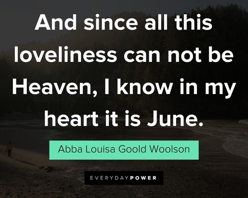 Favorite June quotes