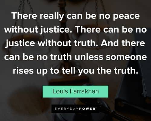 Justice quotes about peace and happiness
