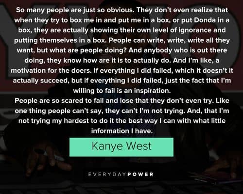 Wise kanye west quotes