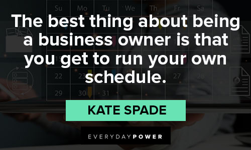 Kate Spade quotes about business