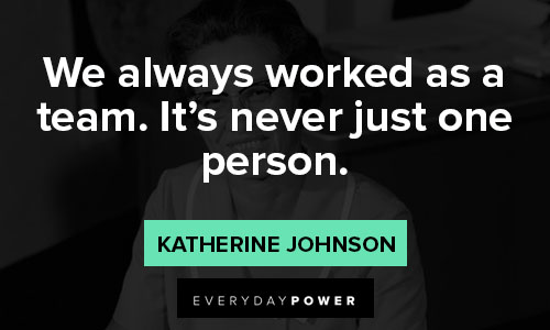 Katherine Johnson quotes about person