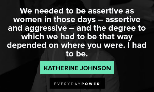 Katherine Johnson quotes on degree