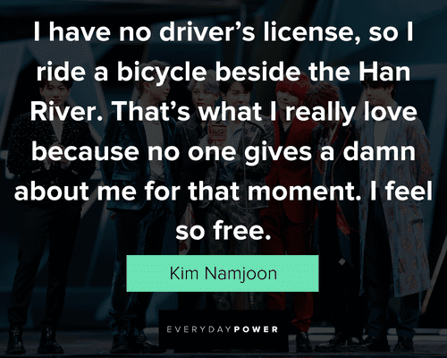 Relatable Kim Namjoon quotes