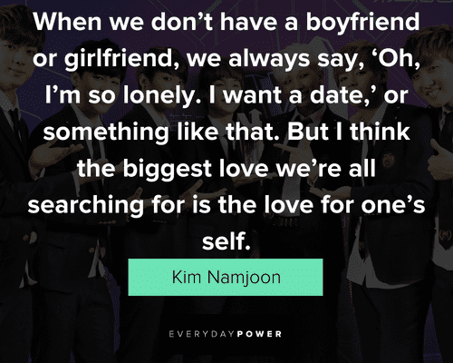 Inspirational Kim Namjoon quotes
