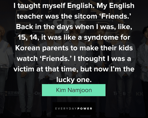 Kim Namjoon quotes and saying