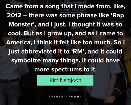 Beautiful Kim Namjoon quotes