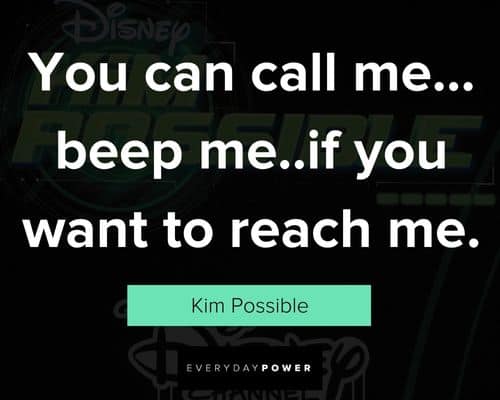 Famous Kim Possible quotes and catchphrases