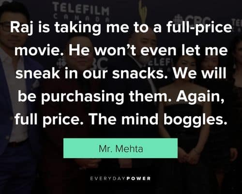 Kim's Convenience quotes by Mr. Mehta 