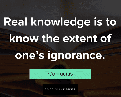 Real knowledge quotes