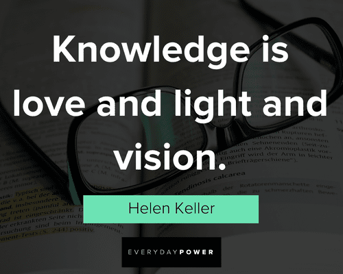 knowledge quotes about love and light