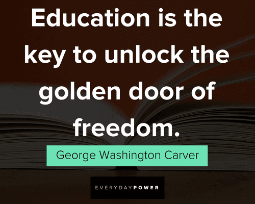 knowledge quotes on education is the key to unlock the golden door of freedom
