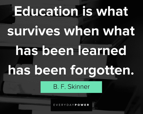 knowledge quotes about education is what survives when what has been learned has been forgotten